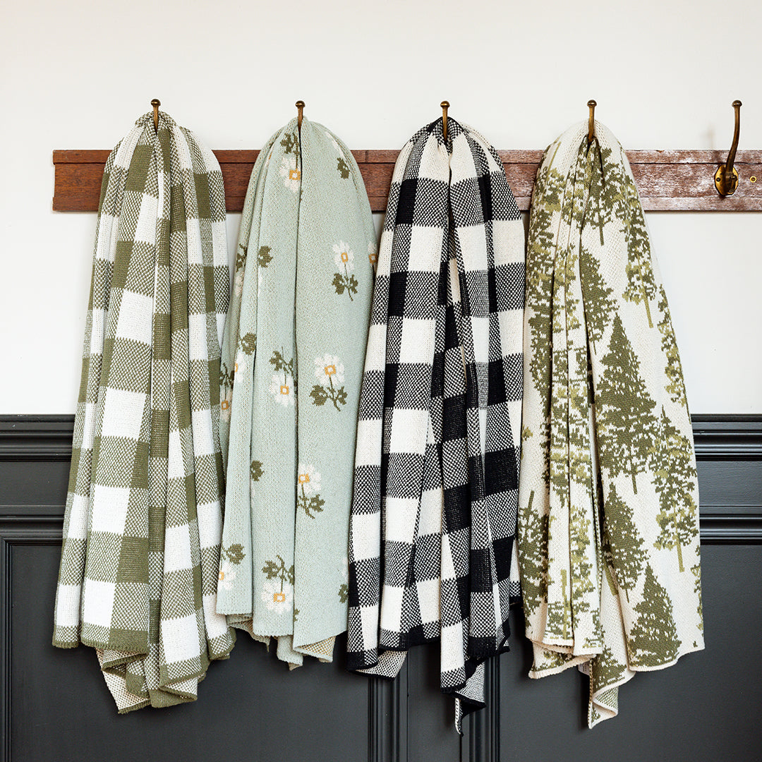Gingham Throw