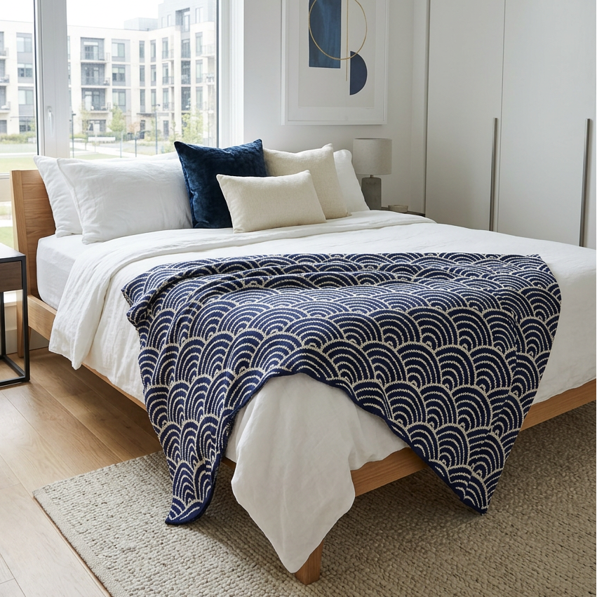 Nami Throw on a bed