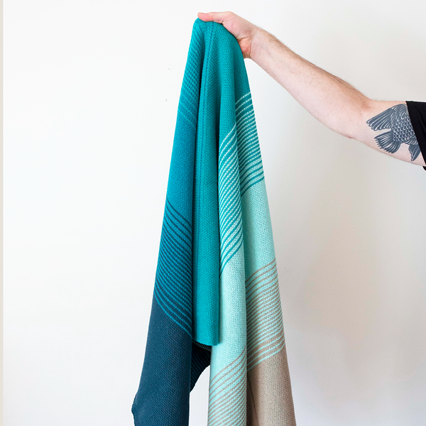 Isla Ombré Throw Blanket by Seek & Swoon