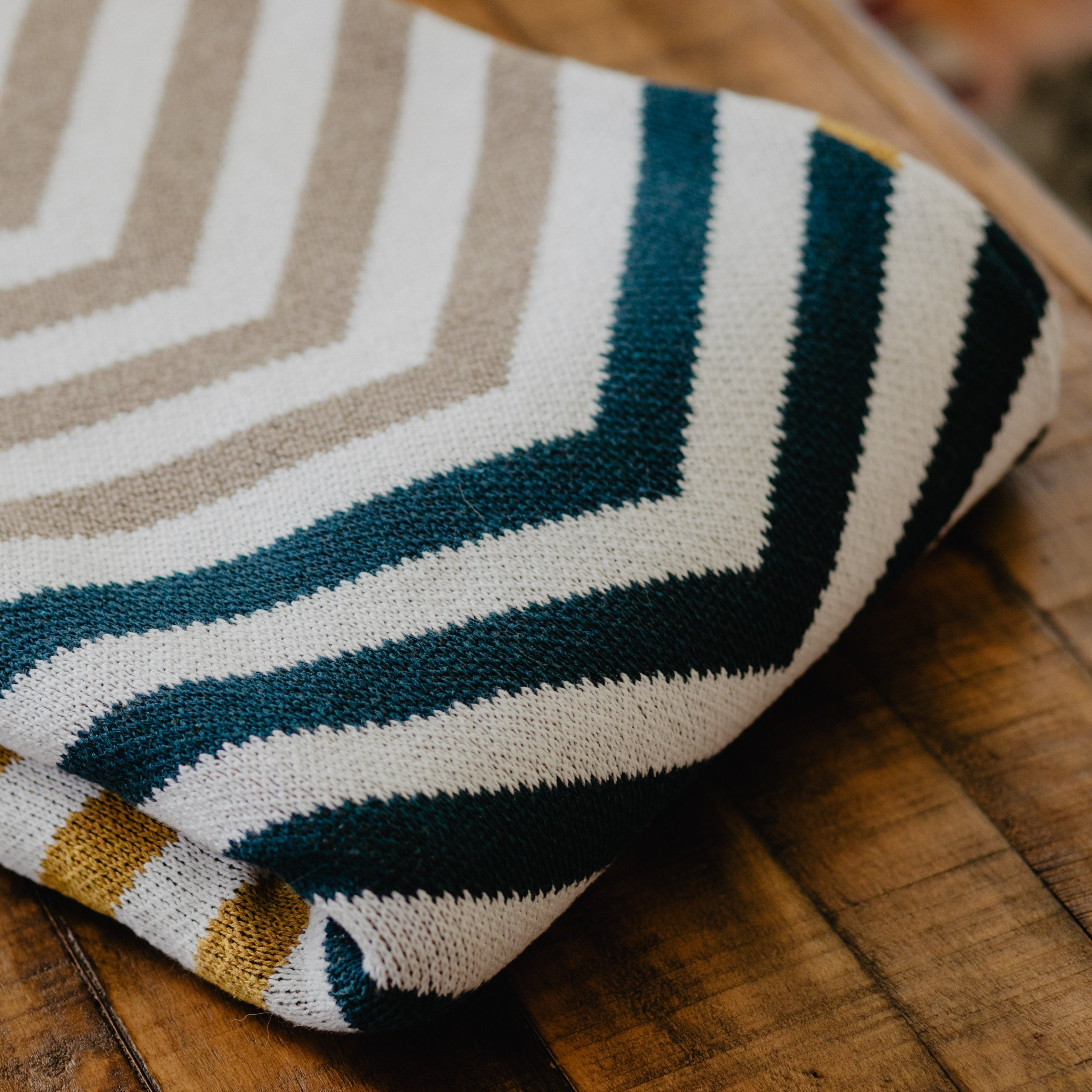 Seek and Swoon Portland Throw texture close up