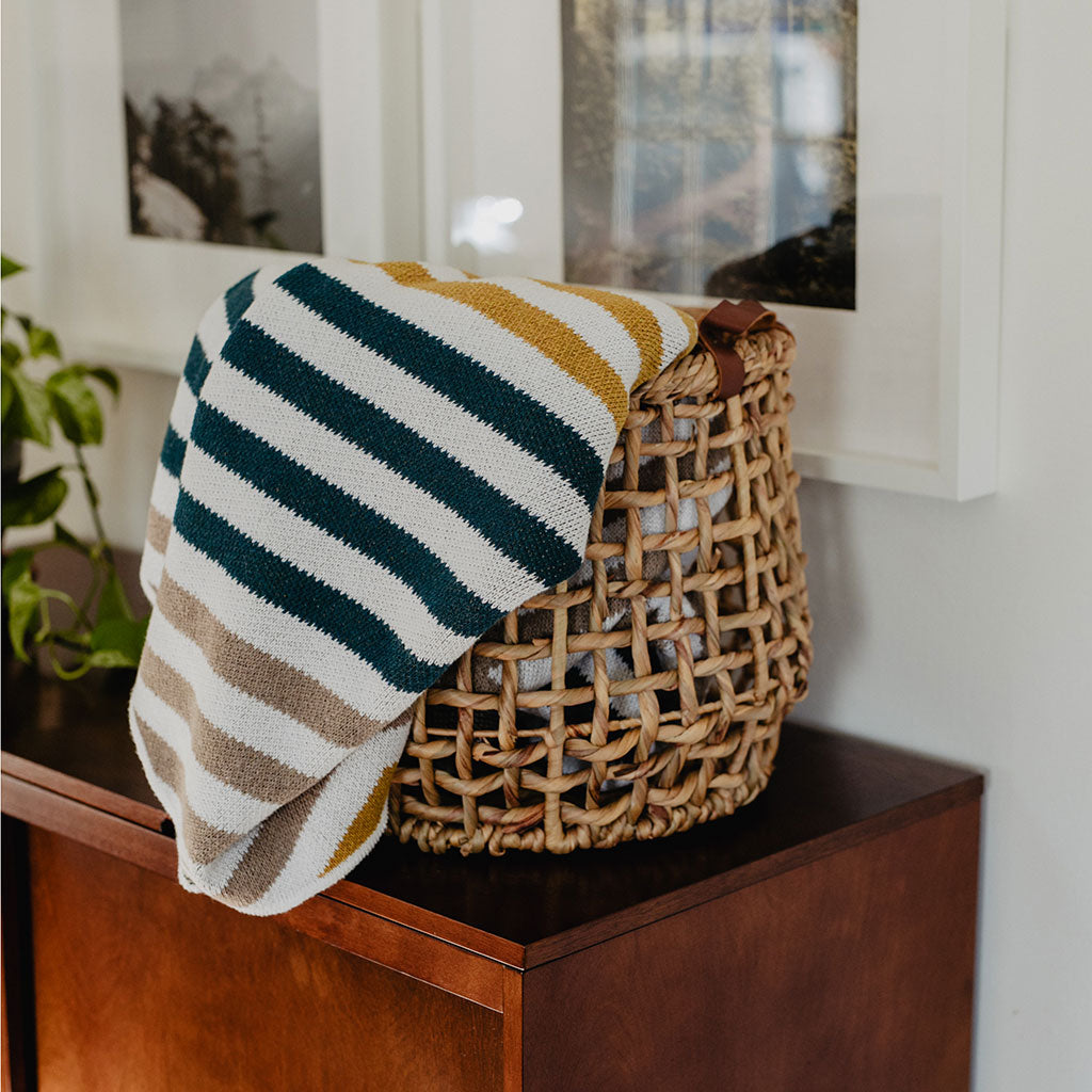 Seek and Swoon Portland Throw detail